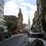 St Martin's Lane - the street where Gryphon films were based.